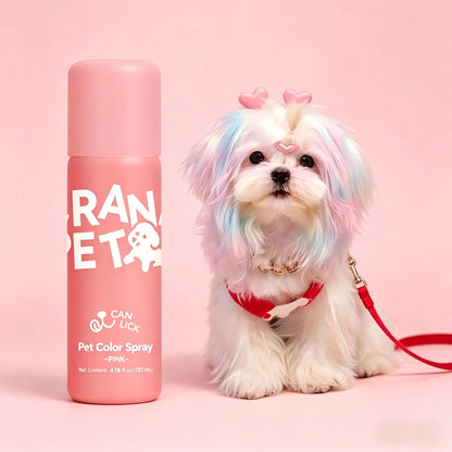 Pet Safe Color Spray-Crane Pet，Temporary Pet Hair Color Spray – Non Toxic&Washable，