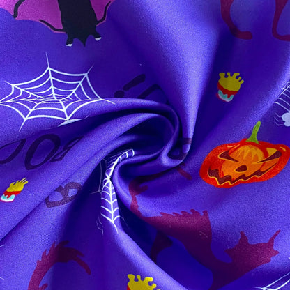 4 Pack Halloween Dog Bandanas,Adjustable Triangle Bibs Pumpkin Dog Bandana Pet Scarf for Small Medium Large Dogs and Cats Halloween Pet Costume Supply Gift
