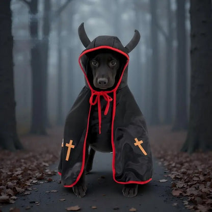 Halloween Pet Costume Cape Cloak for Cats Dogs Wizard Magic Cosplay Cute Breathable,Sohochic