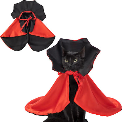 Halloween Pet Costume Cape Cloak for Cats Dogs Wizard Magic Cosplay Cute Breathable,Sohochic