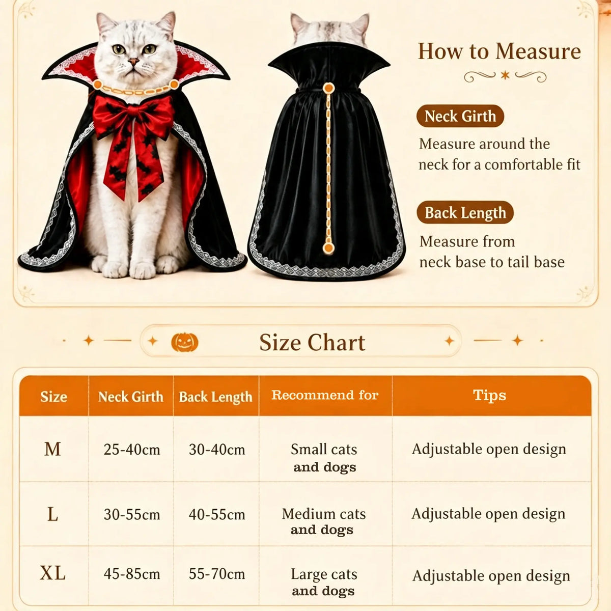 Pet Halloween Vampire Cape Bat Costume, Dog Cat Transformation Funny Cosplay Clothes, Hooded Shawl for Pets, Perfect for Halloween Parties