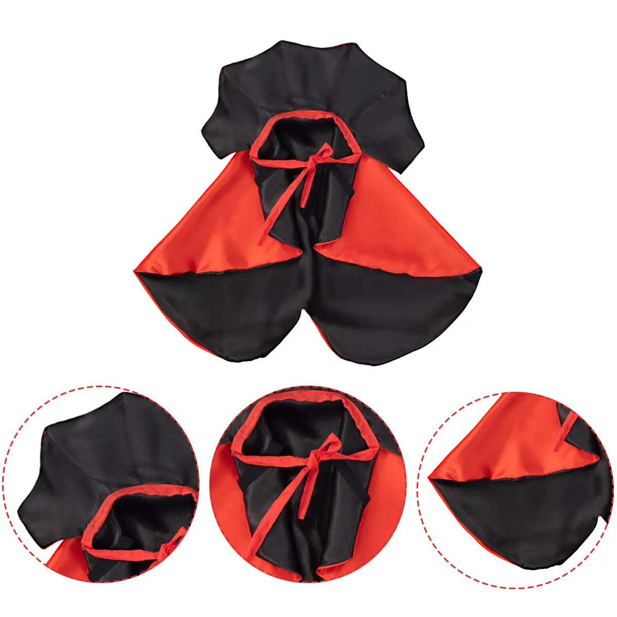 Halloween Pet Costume Cape Cloak for Cats Dogs Wizard Magic Cosplay Cute Breathable,Sohochic
