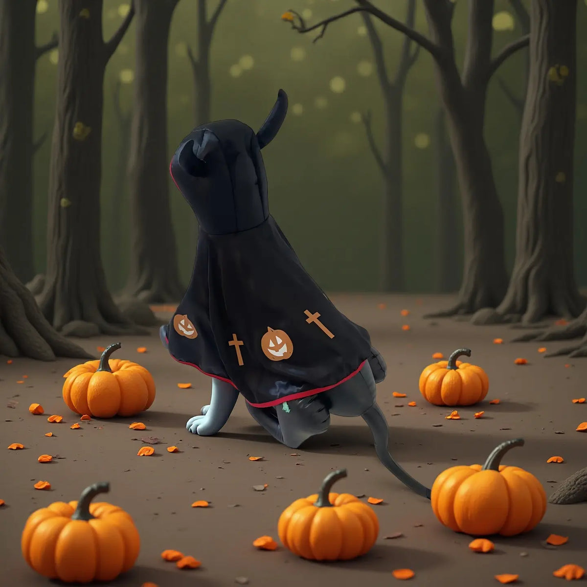 Halloween Pet Costume Cape Cloak for Cats Dogs Wizard Magic Cosplay Cute Breathable,Sohochic