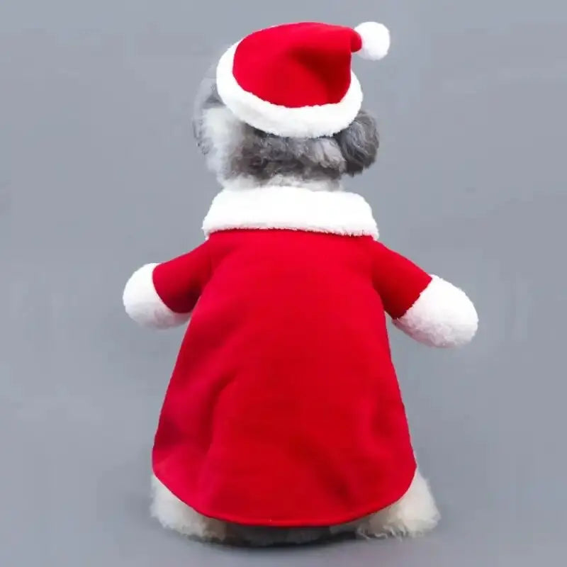Pet Costume Clothes Santa Claus Dog Costume Winter Puppy Pet