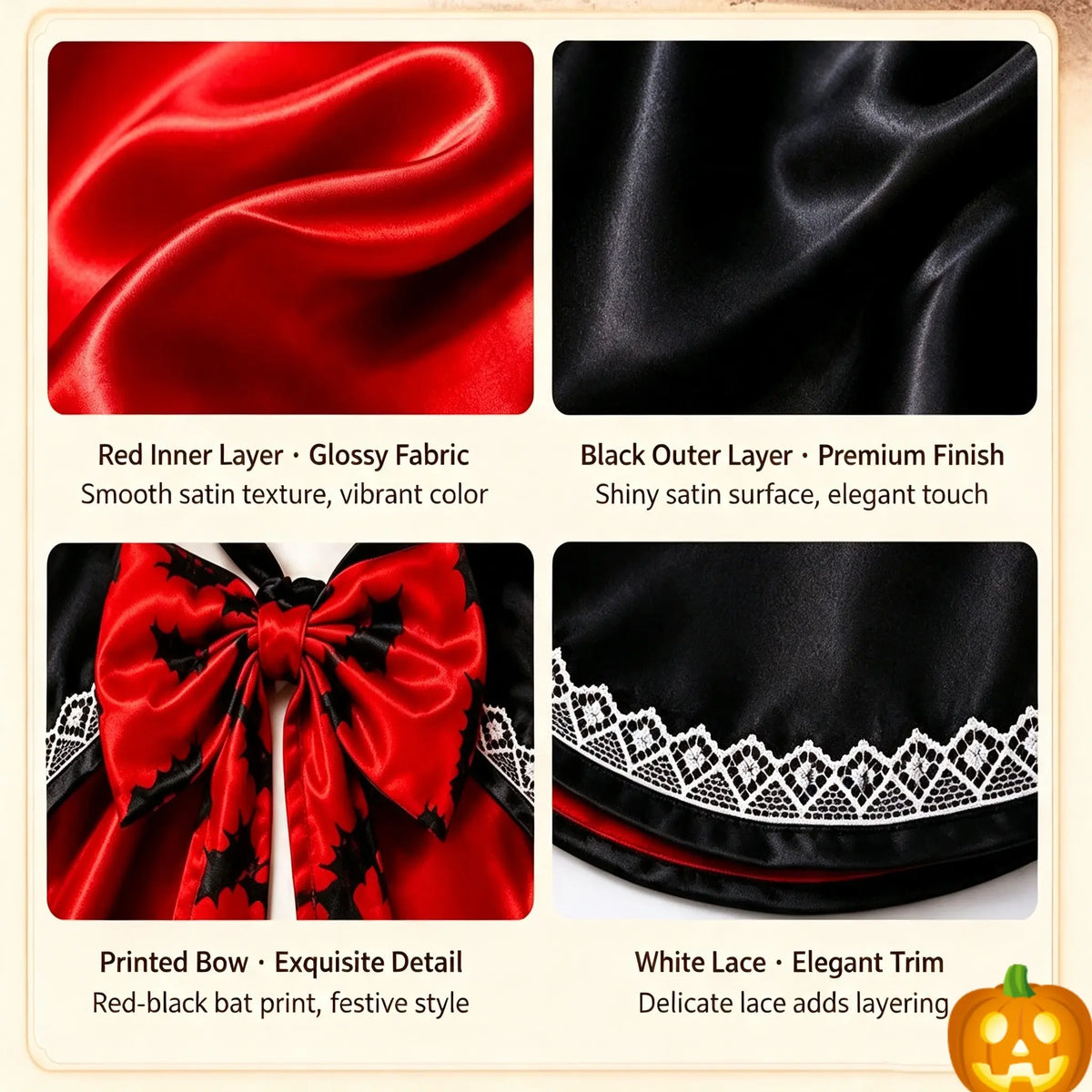 Pet Halloween Vampire Cape Bat Costume, Dog Cat Transformation Funny Cosplay Clothes, Hooded Shawl for Pets, Perfect for Halloween Parties