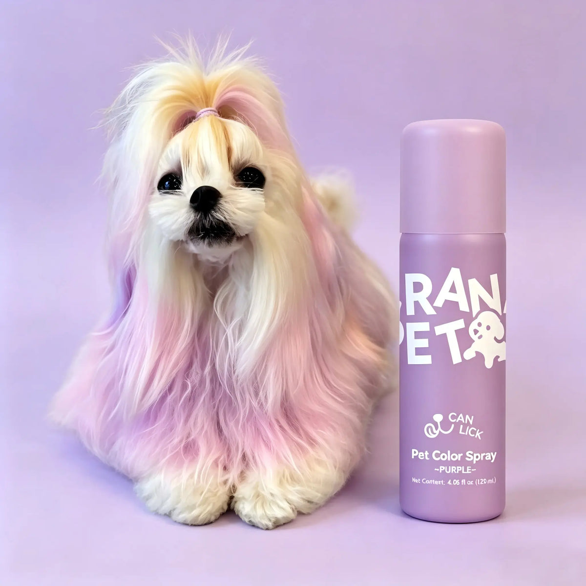 Pet Safe Color Spray-Crane Pet，Temporary Pet Hair Color Spray – Non Toxic&Washable，