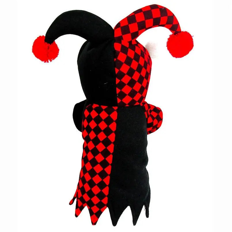 Funny and Quirky 3D Clown Halloween Pet Costume Halloween Ghost Dog Onesie Pajamas Funny Ghost Rider Dog Costume Adjustable Halloween Cat Costume Set Purple Witch Pet Cloak Hat
