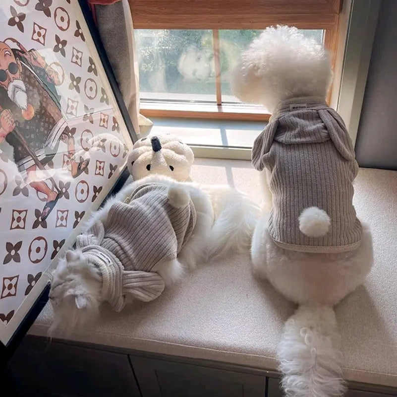 Wulihana Bunny Cloak for Pets - Adorable and Comfortable Costumes for Dogs and Cats