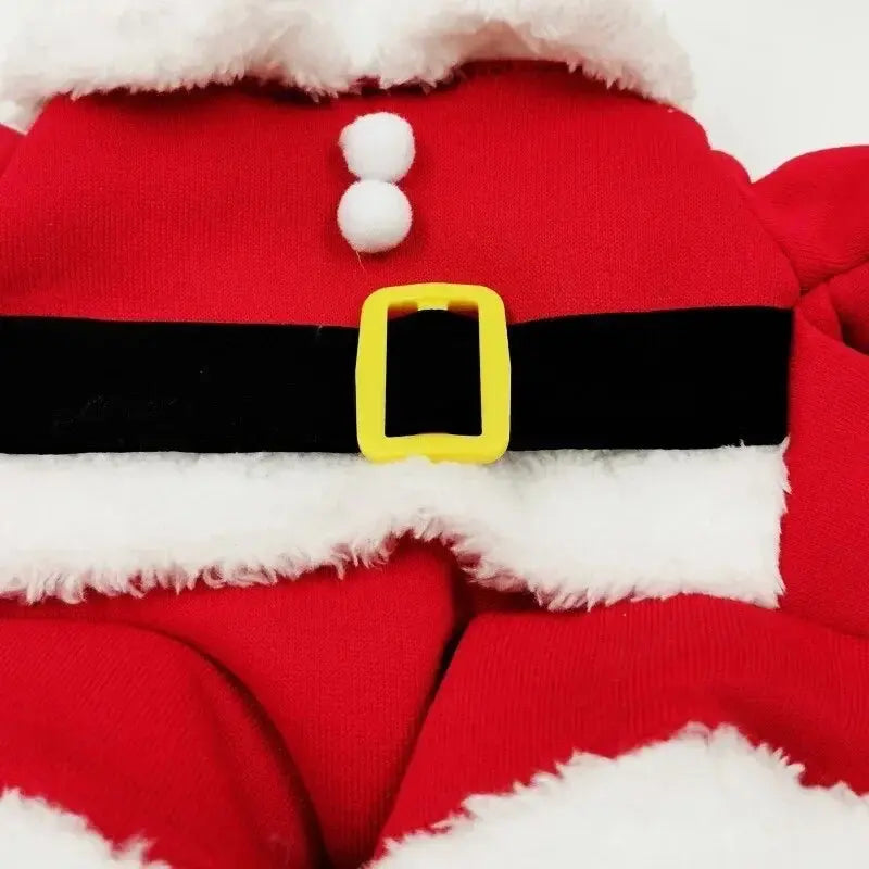 Pet Costume Clothes Santa Claus Dog Costume Winter Puppy Pet
